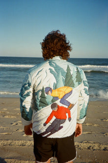 Ski Puffer Jacket | Blue