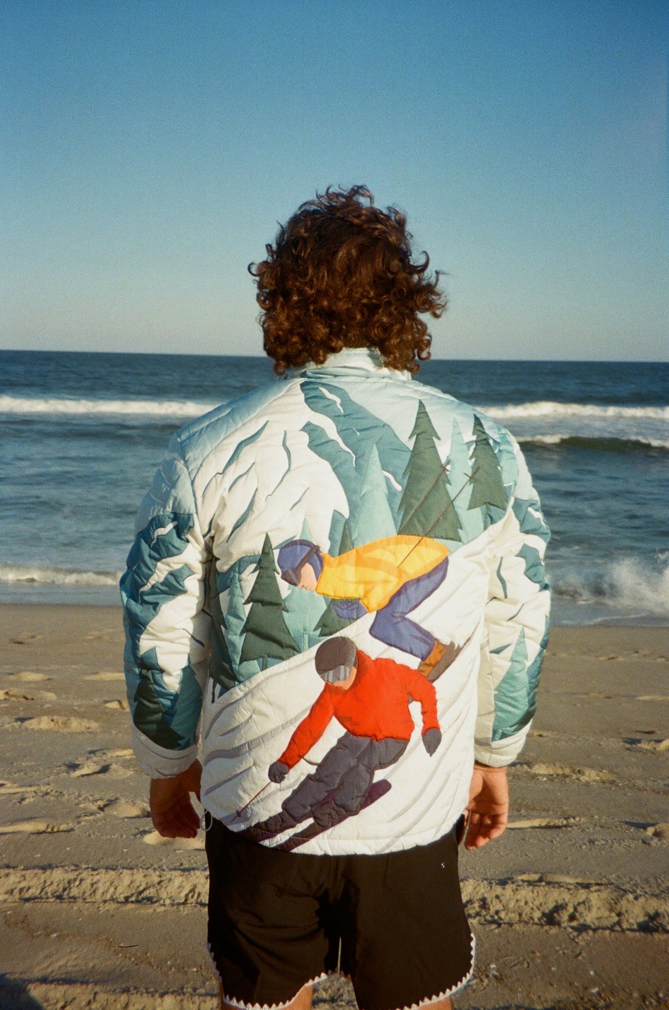 Ski Puffer Jacket | Blue