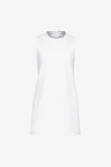 Crystal Heart Back Dress | White