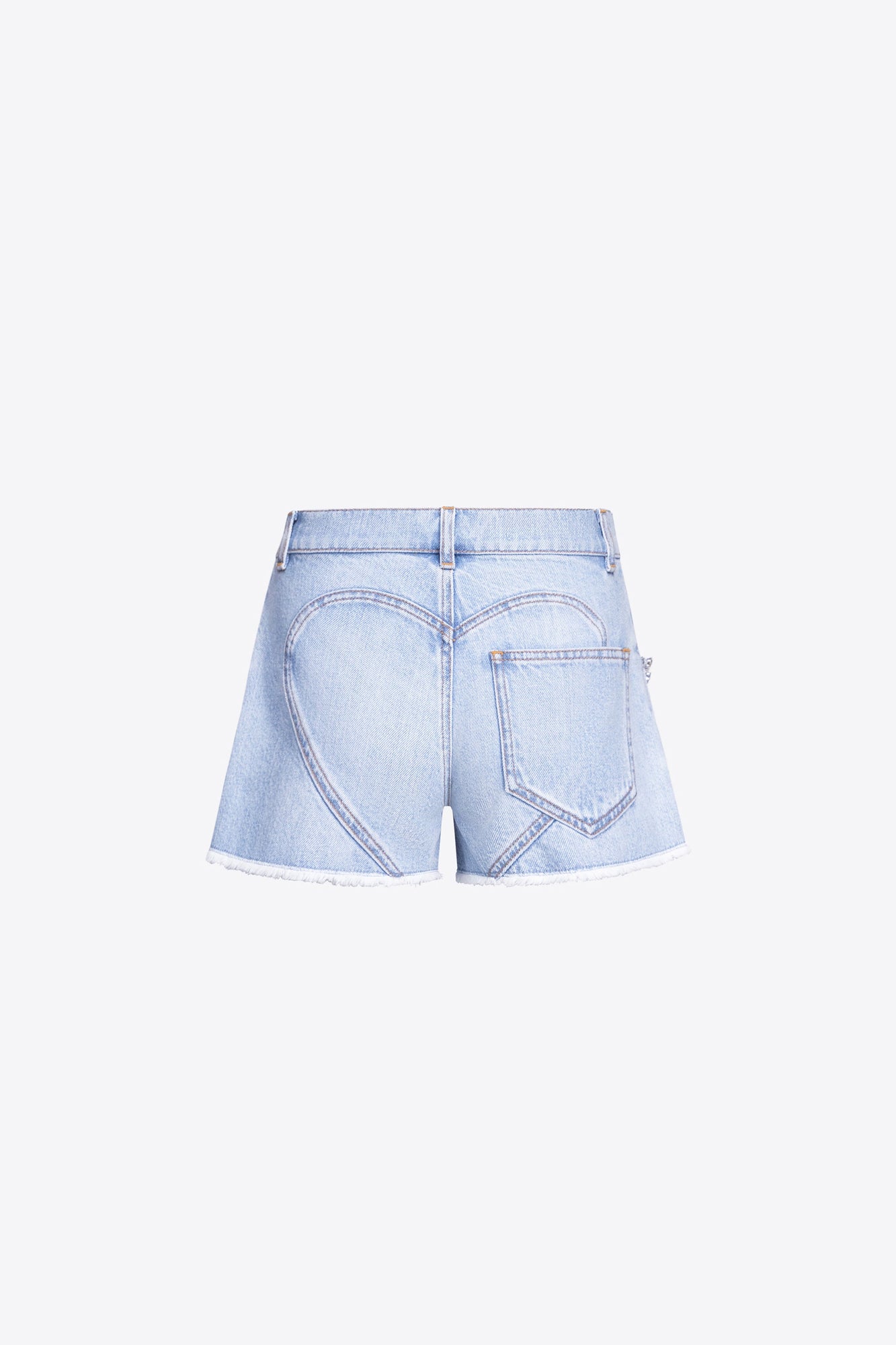 Crystal Pocket Jean Short | Light Blue