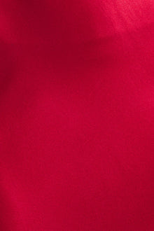Silk Long Nite V Neck | Ruby