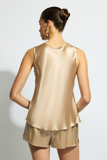 Pure Silk Singlet | Mink