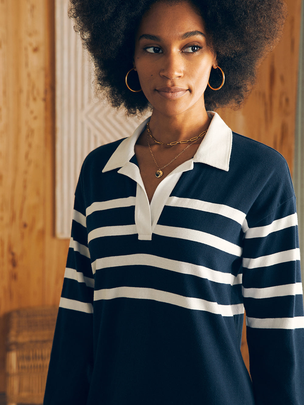 Womens | Rugby Jersey Dress | Cape May Stripe
