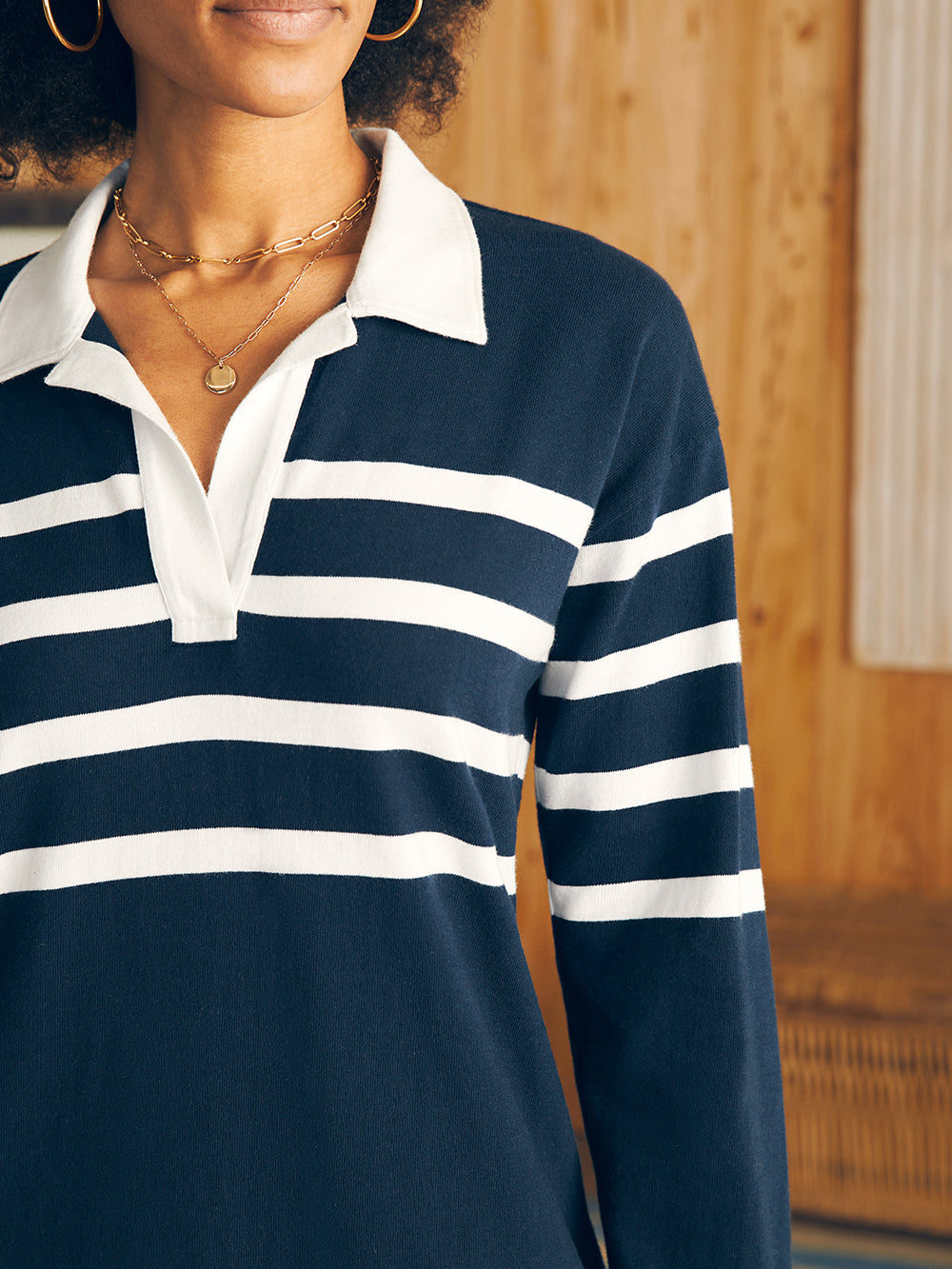 Womens | Rugby Jersey Dress | Cape May Stripe