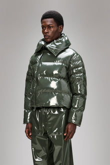 Rains Alta Vision Short Puffer Jacket Swamp Jacket