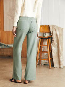 Womens - Stretch Terry Harbor Pant | Coastal Sage