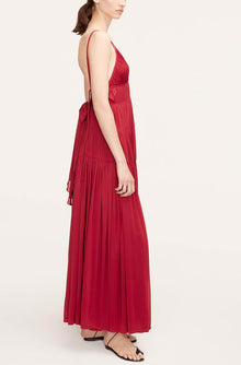 Ruched Mesh Maxi Dress | Hibiscus