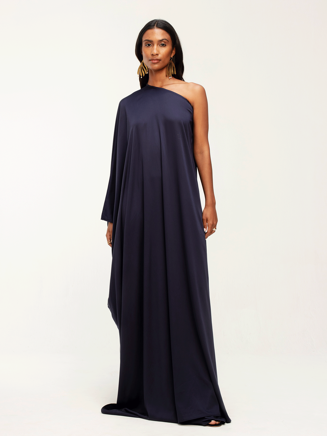 Satu Dress | Solid Navy