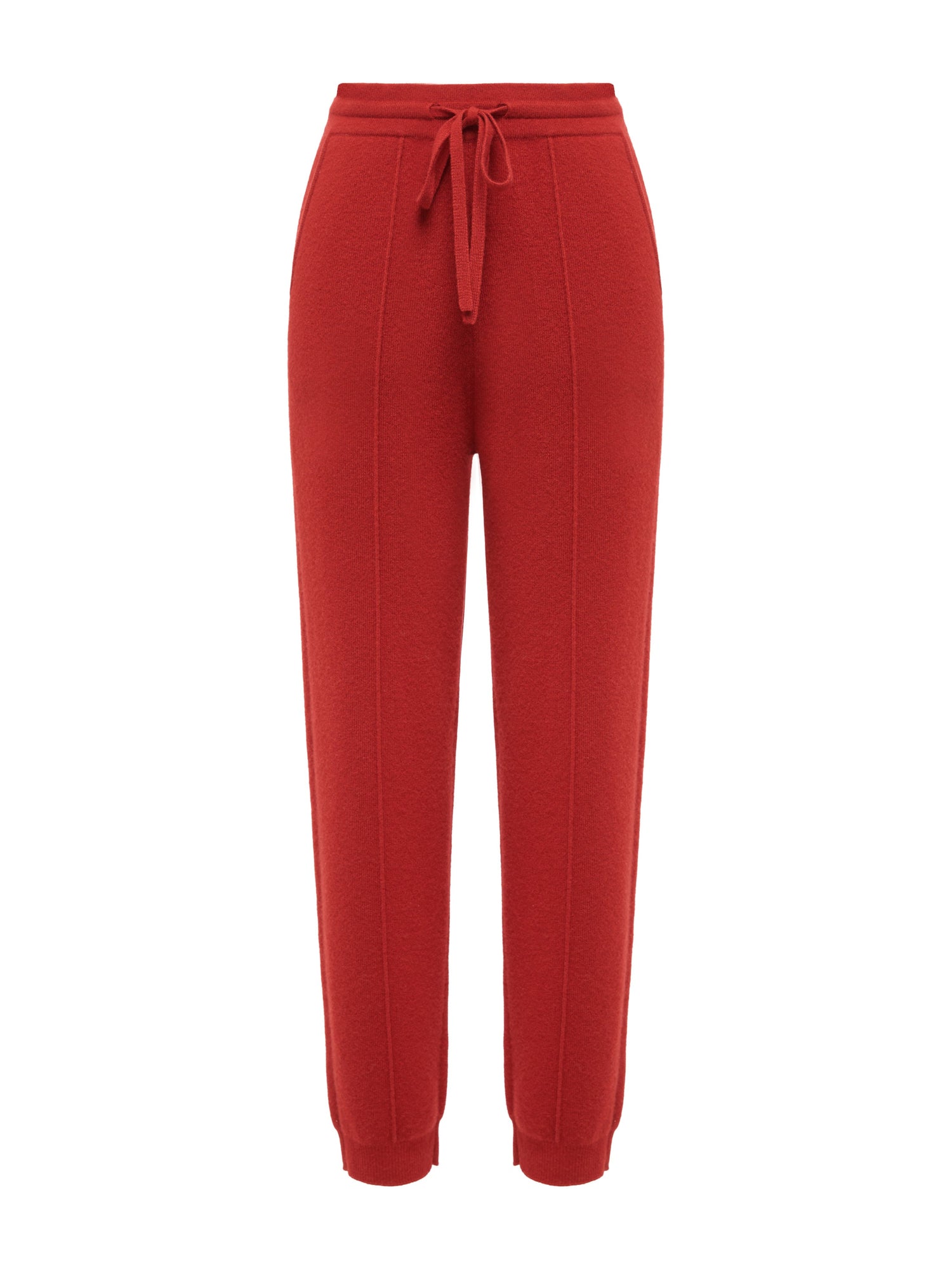 Cashmere Jogger Pants | Red