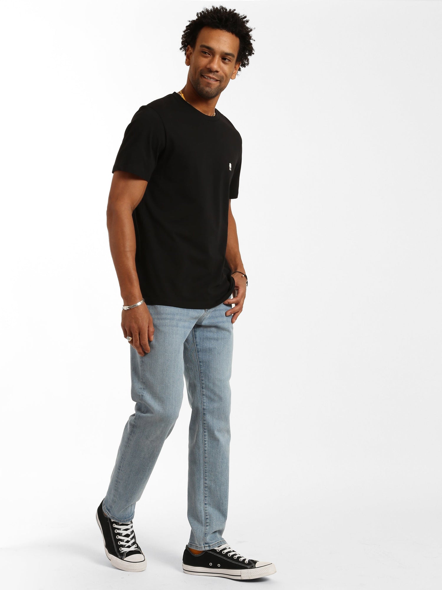 Mens | Franklin Athletic Fit Jeans | Light Brushed Denim