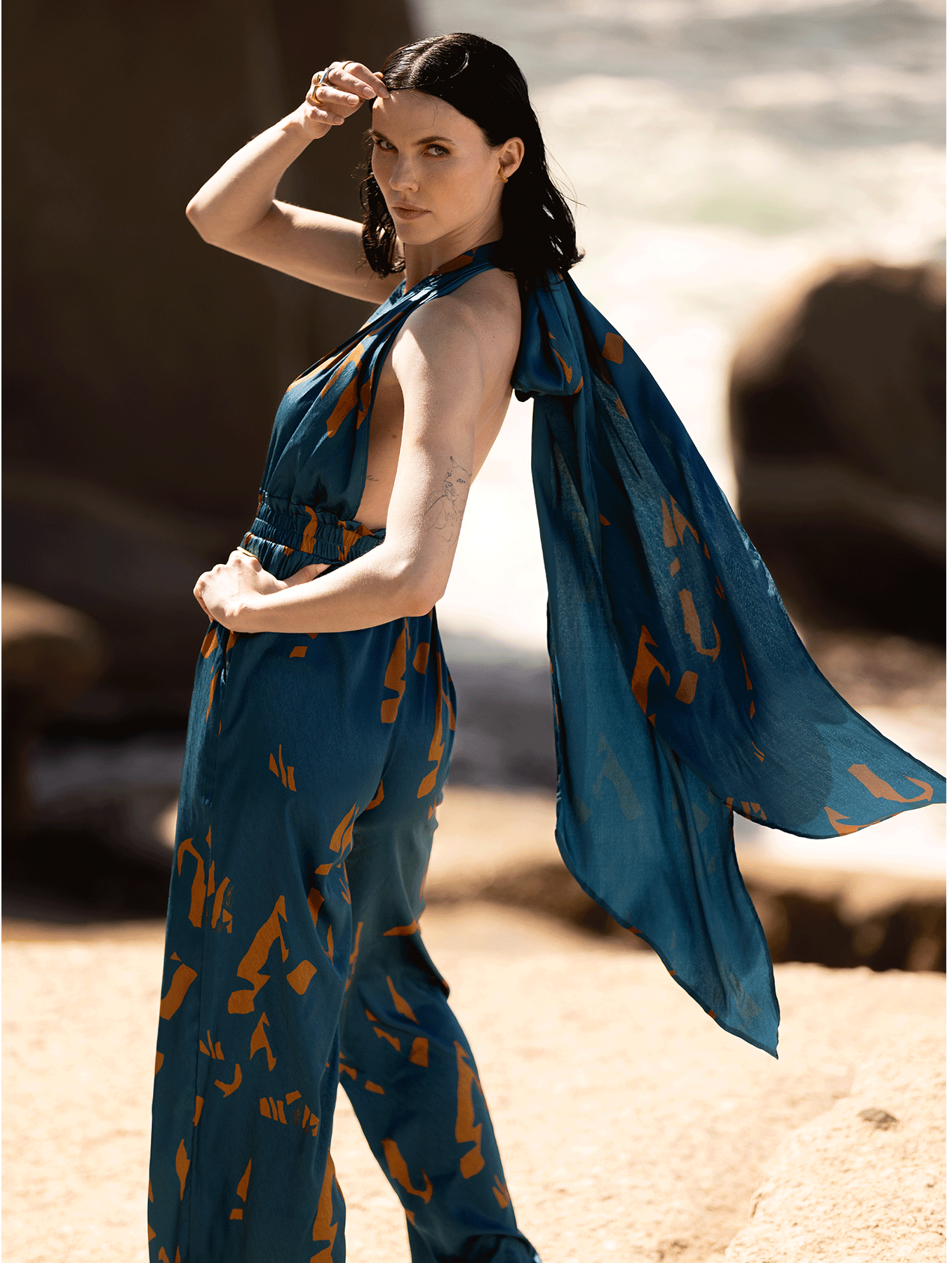 UMY Jumpsuit | Yraf Blue