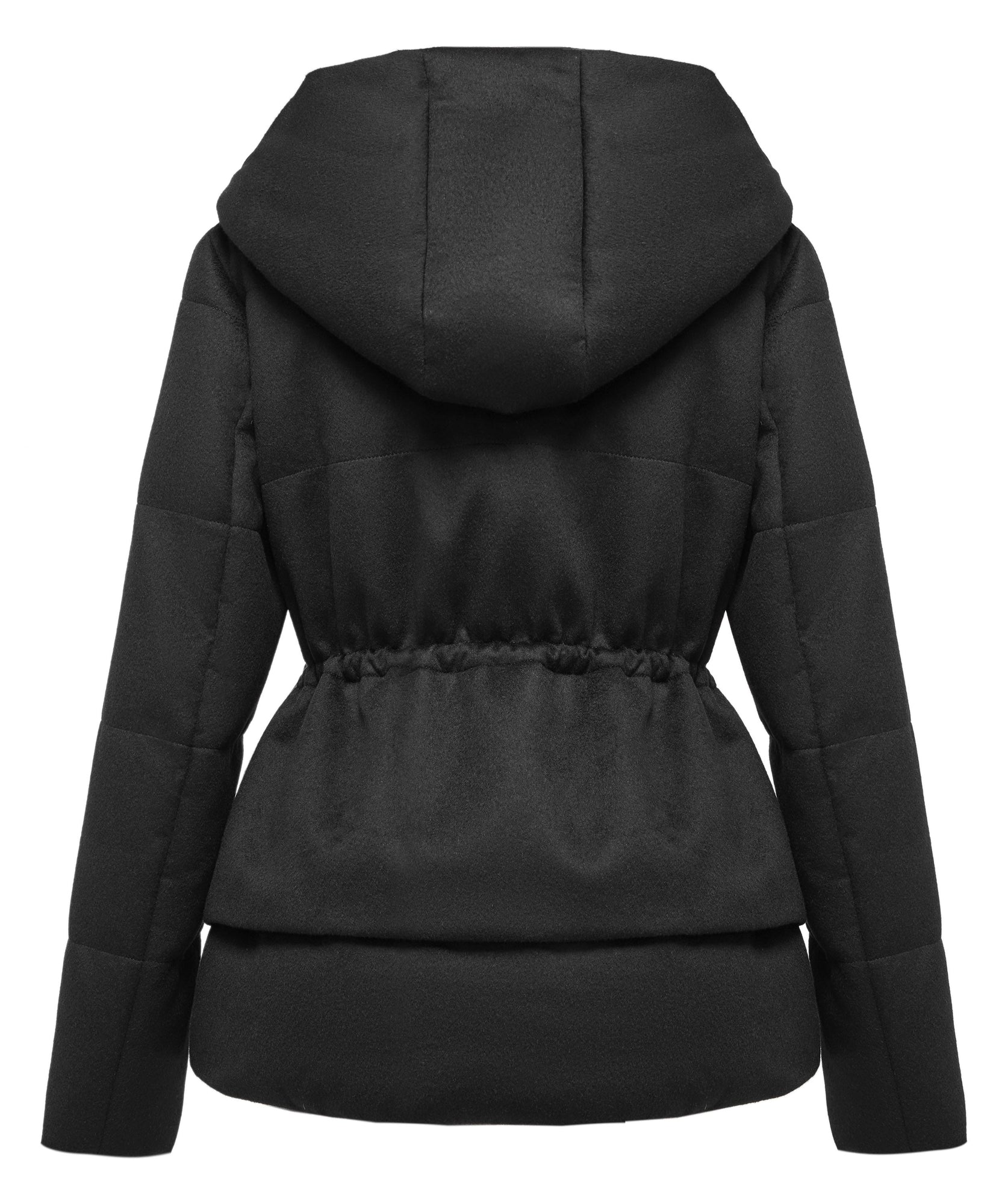 Cashmere Goose Down Jacket | Black