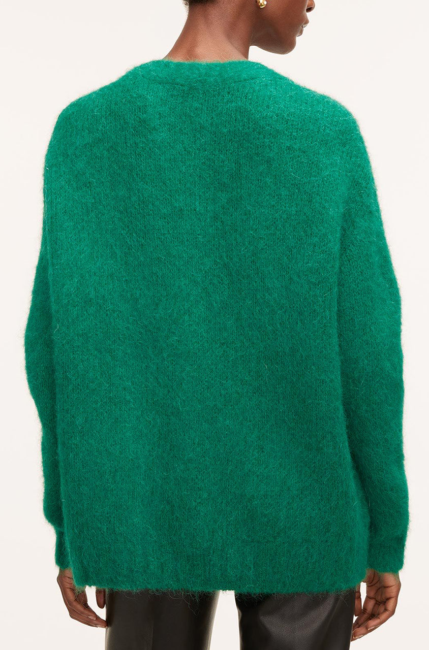 Brushed Mohair Cardigan | Jade