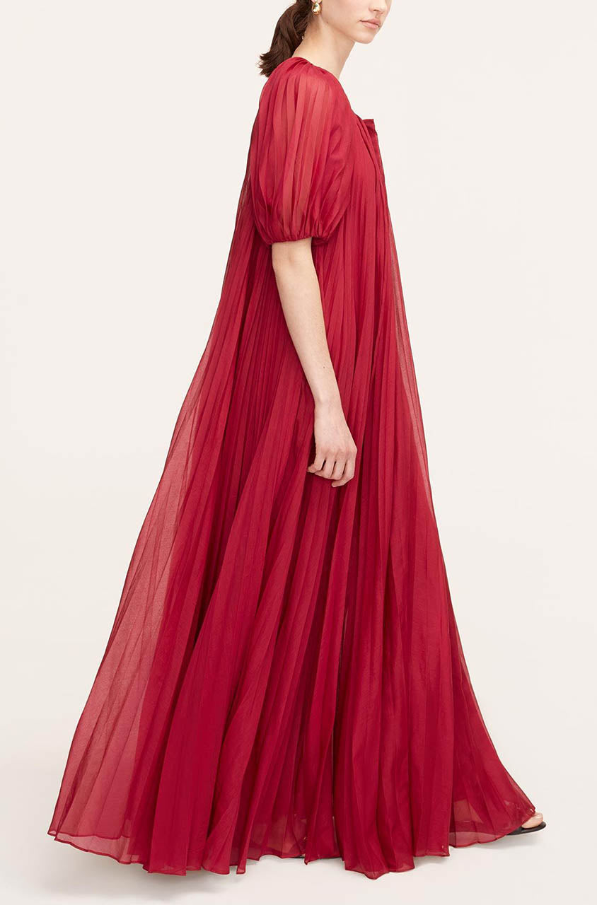 Sunburst Pleat Dress | Hibiscus