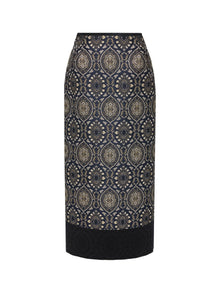 Ethnic Skirt | Navy