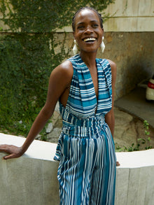 UMY Jumpsuit | Rayas Blu