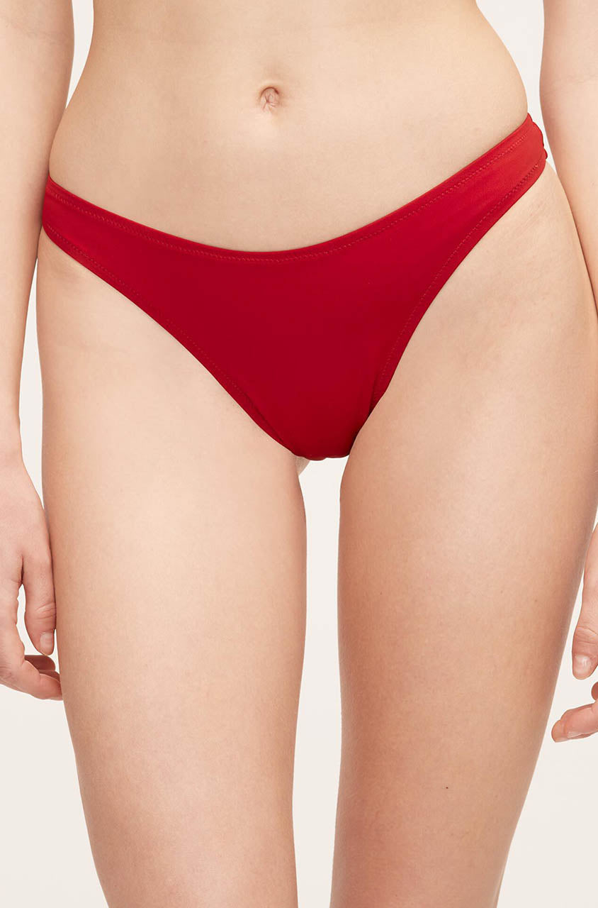 Solid Halter Bikini Bottom | Rabararo