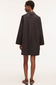 Heavy Cotton Shirt Dress | Black