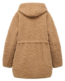 Waist-Defining Cotton Jacket | Beige
