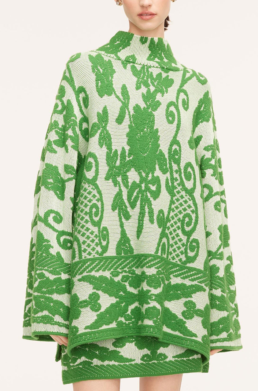 Tapestry Jacquard Turtleneck | Tapestry Fleur Golf Combo