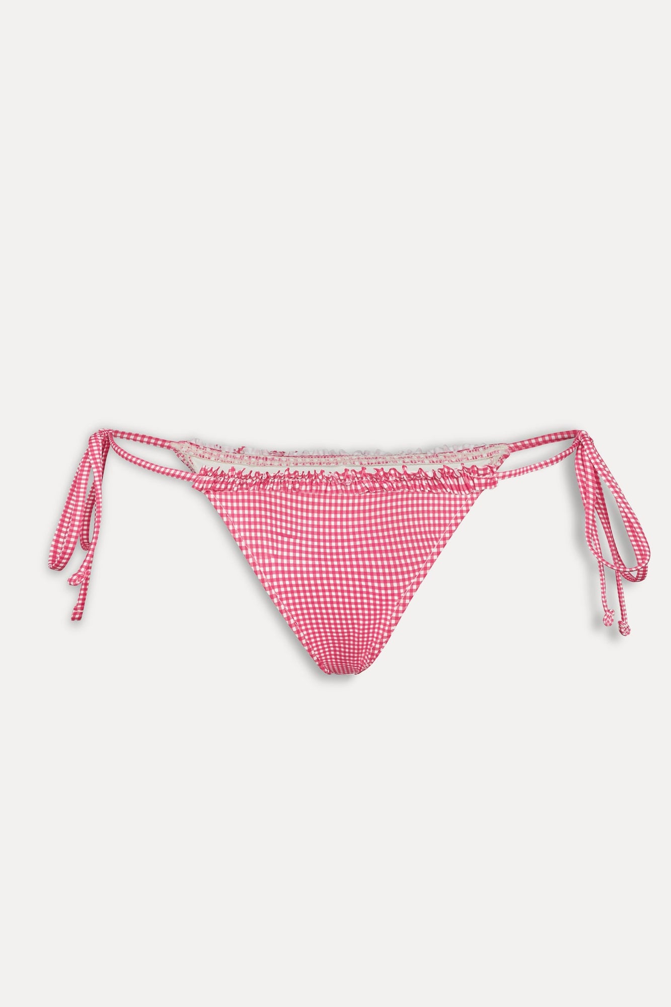 Divine Skimpy String Bikini Bottom Ladybug Gingham