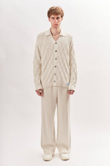 The Multi Stitch Knit Pant -Sand Reuben Oliver