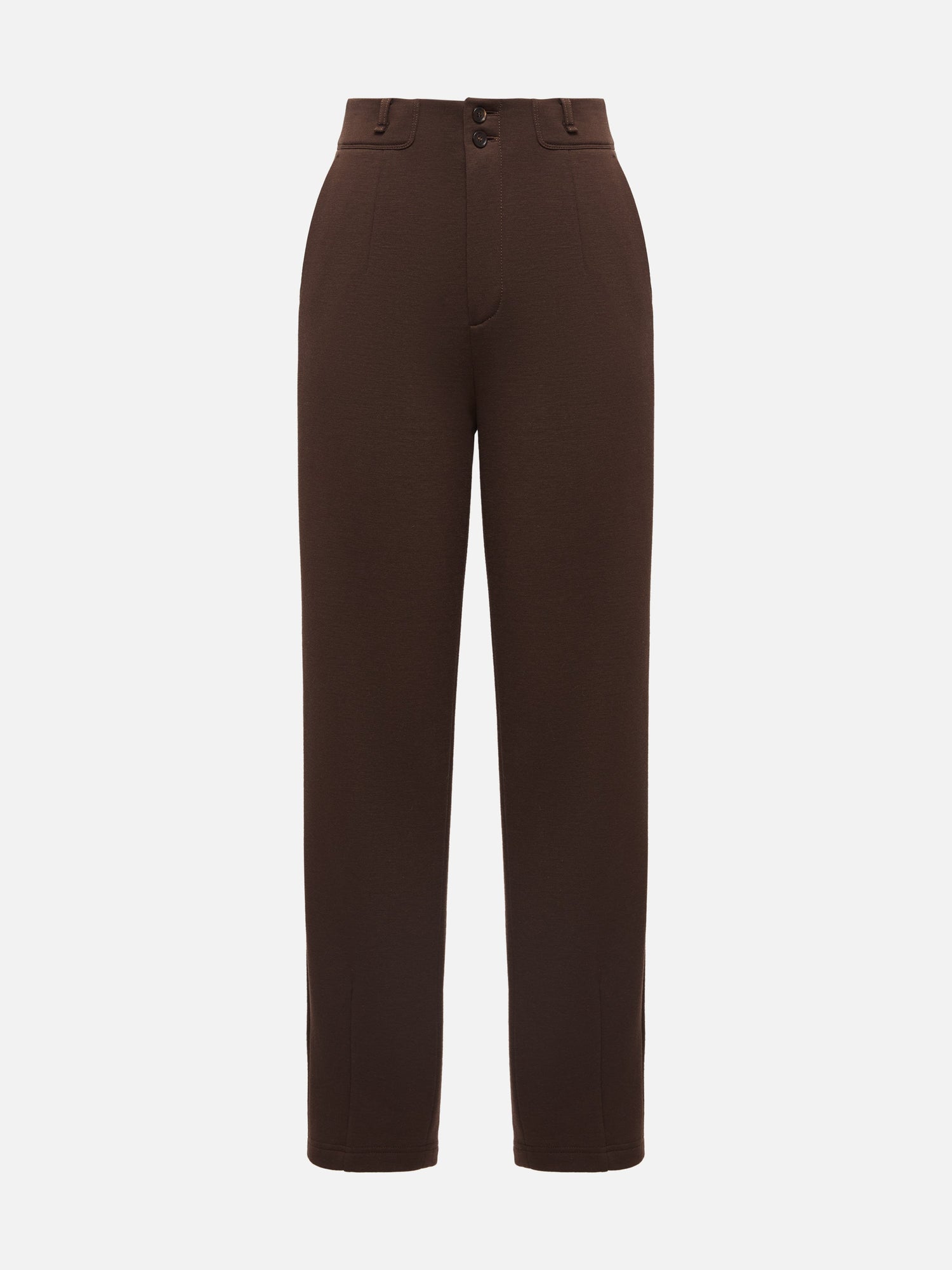 TENCEL Wool Pants | Brown