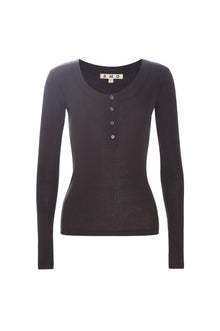 AMO Denim | Sweets Long Sleeve in Vintage Black
