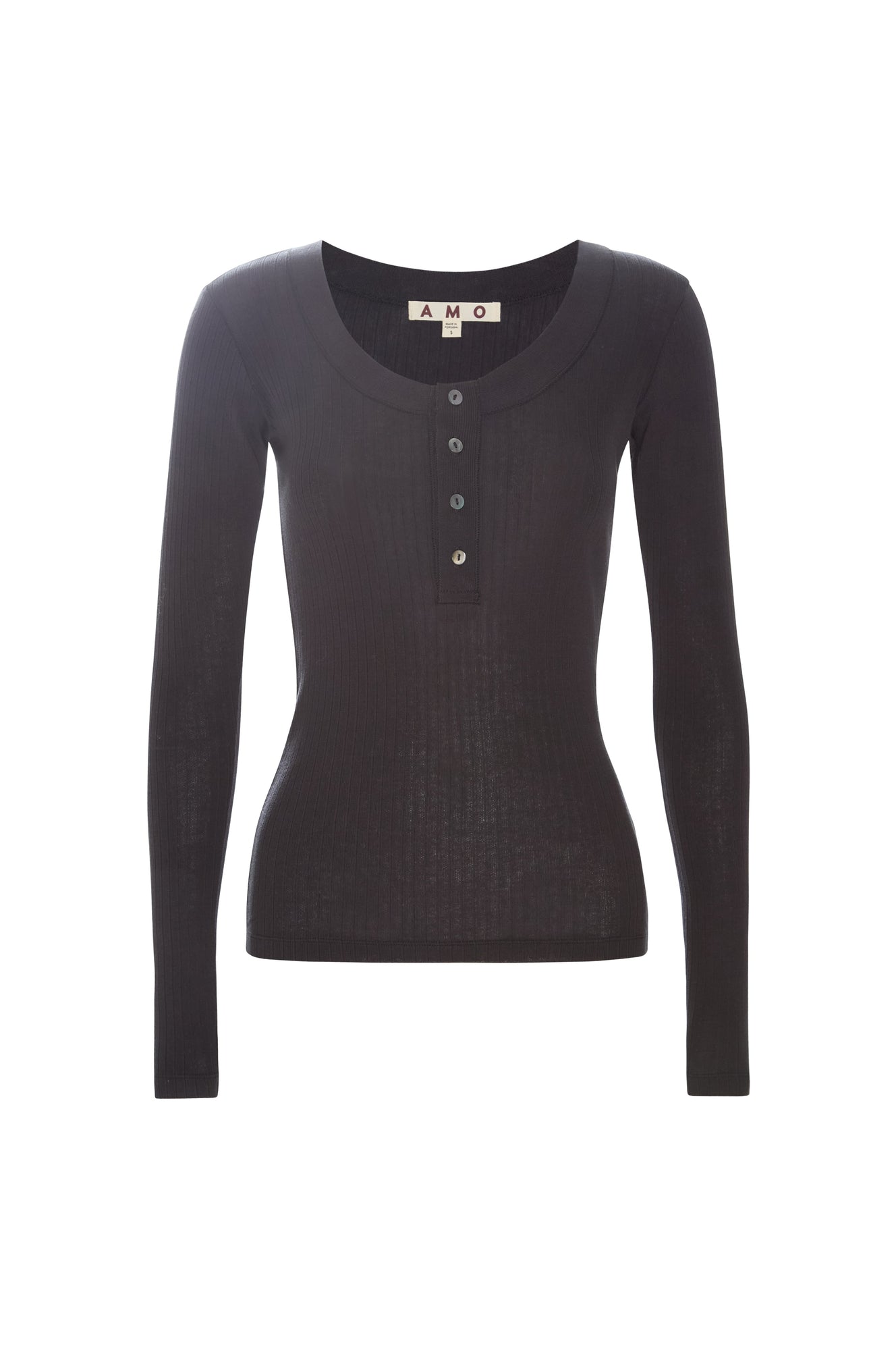 AMO Denim | Sweets Long Sleeve in Vintage Black
