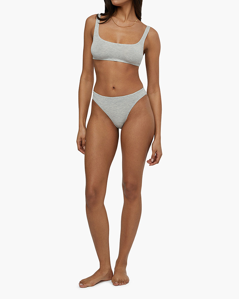 Scoop Bottom | Heather Grey