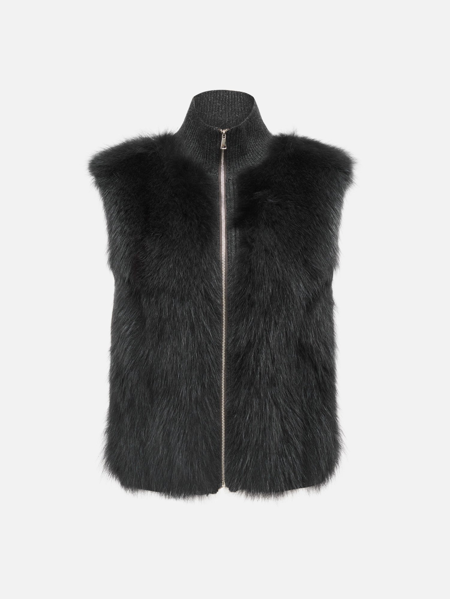 Sheep Wool & Cashmere Blend Vest | Grey