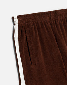 Womens | Terry Track Pant | Brunette