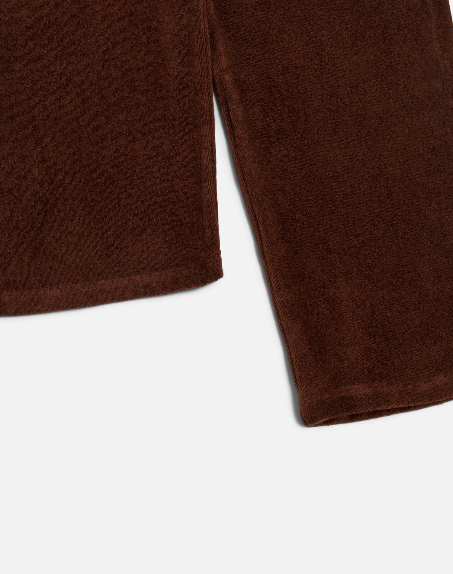 Womens | Terry Track Pant | Brunette