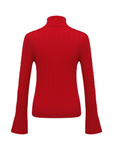 Knit Sweater | Red
