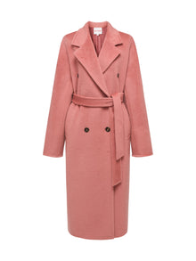 Wool Coat | Pink