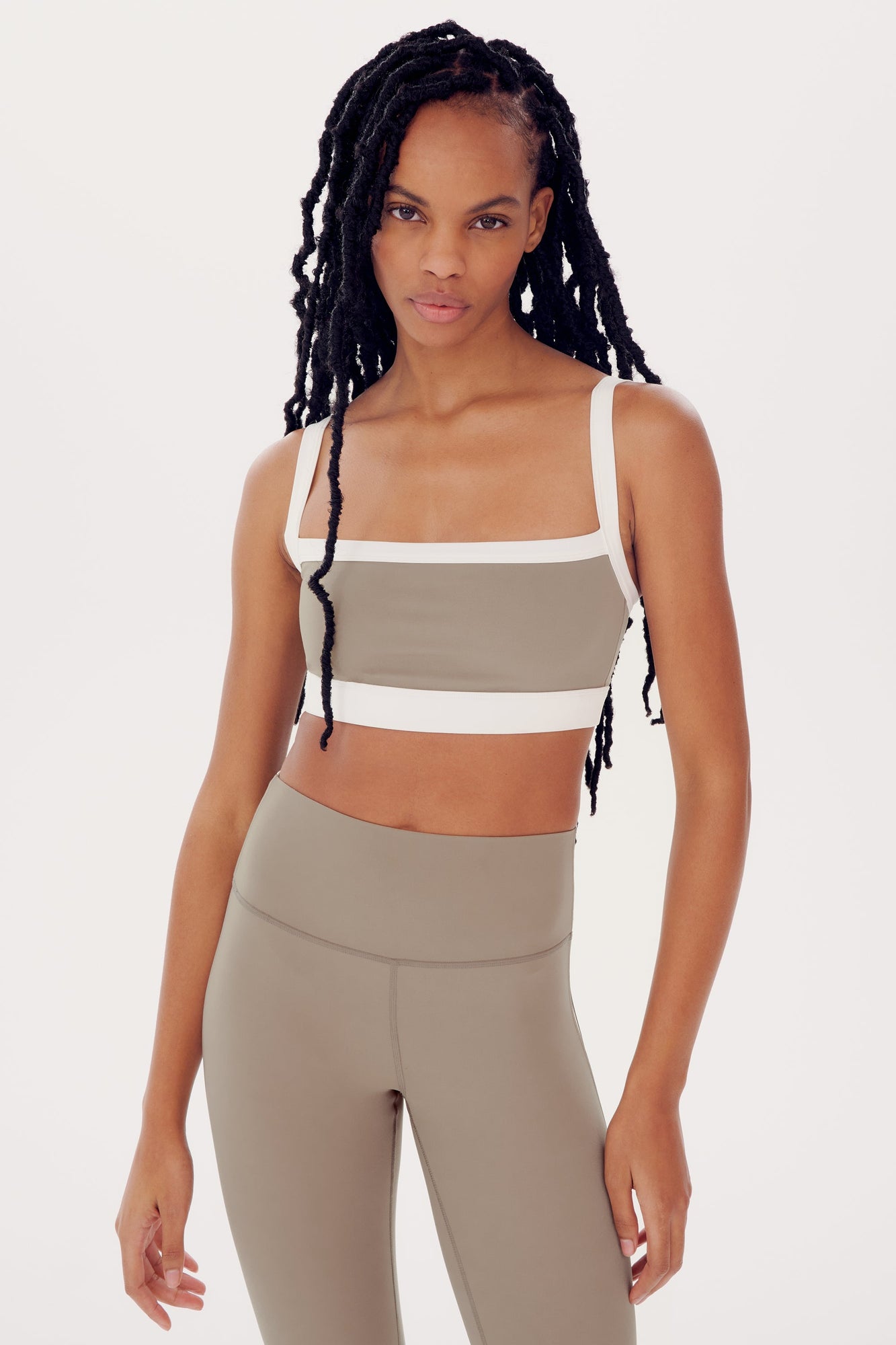 Monah Rigor Bra | Latte x White