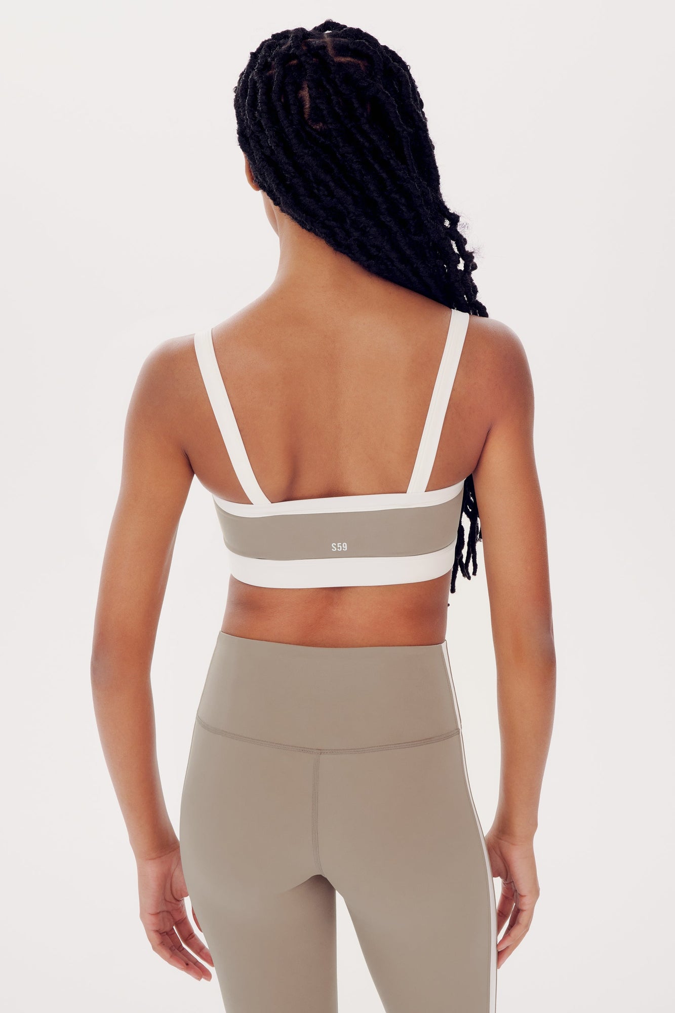 Monah Rigor Bra | Latte x White