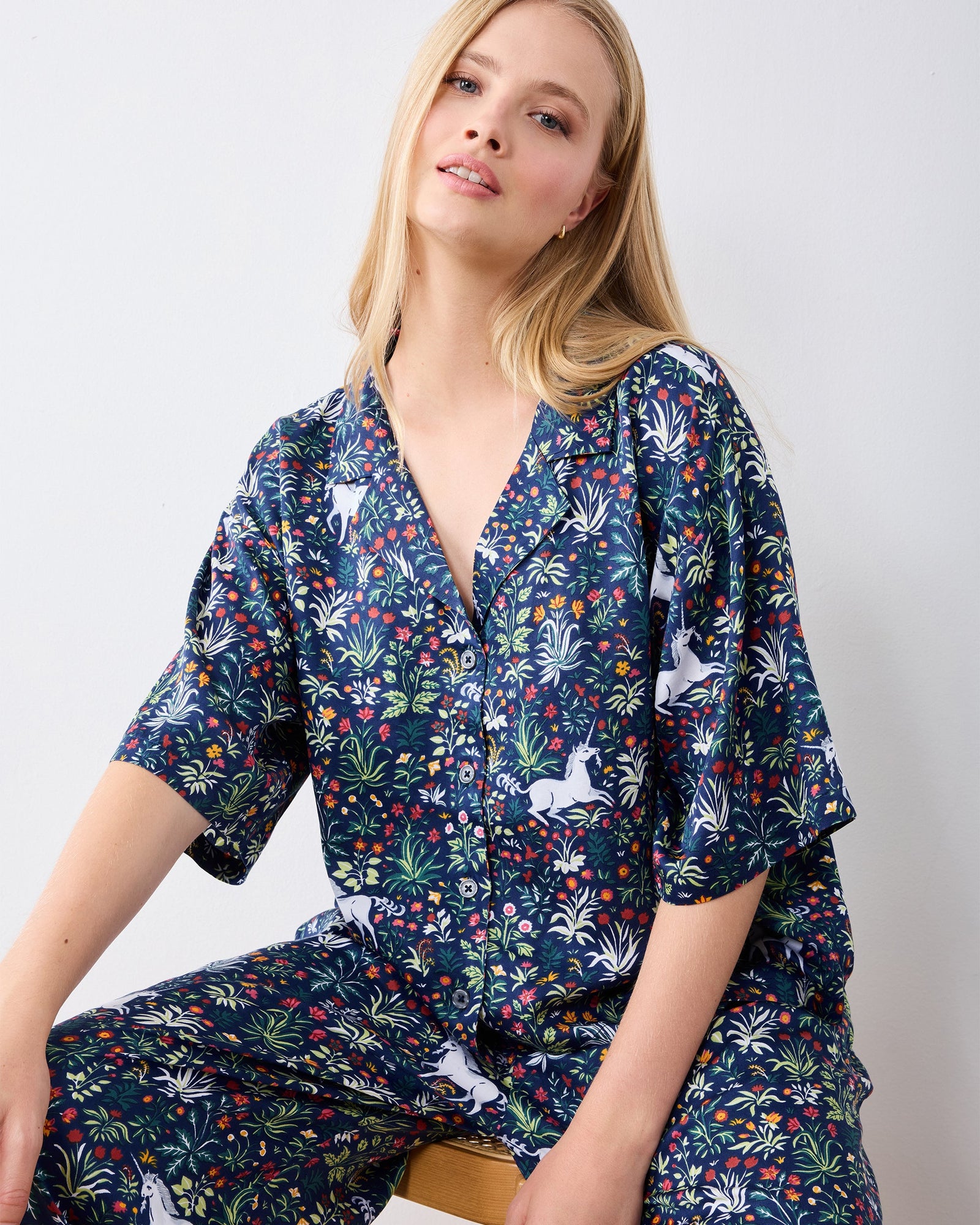 Unicorn's Garden - Tall Eco Satin Wildest Dreams Set | Indigo