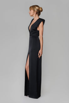 023 Low-cut dress - Le Vestiaire | Black
