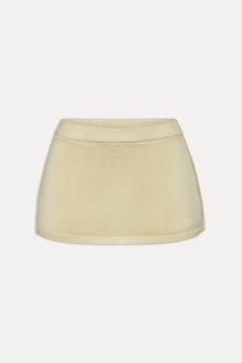 Ash Knit Mini Skort Buttercup