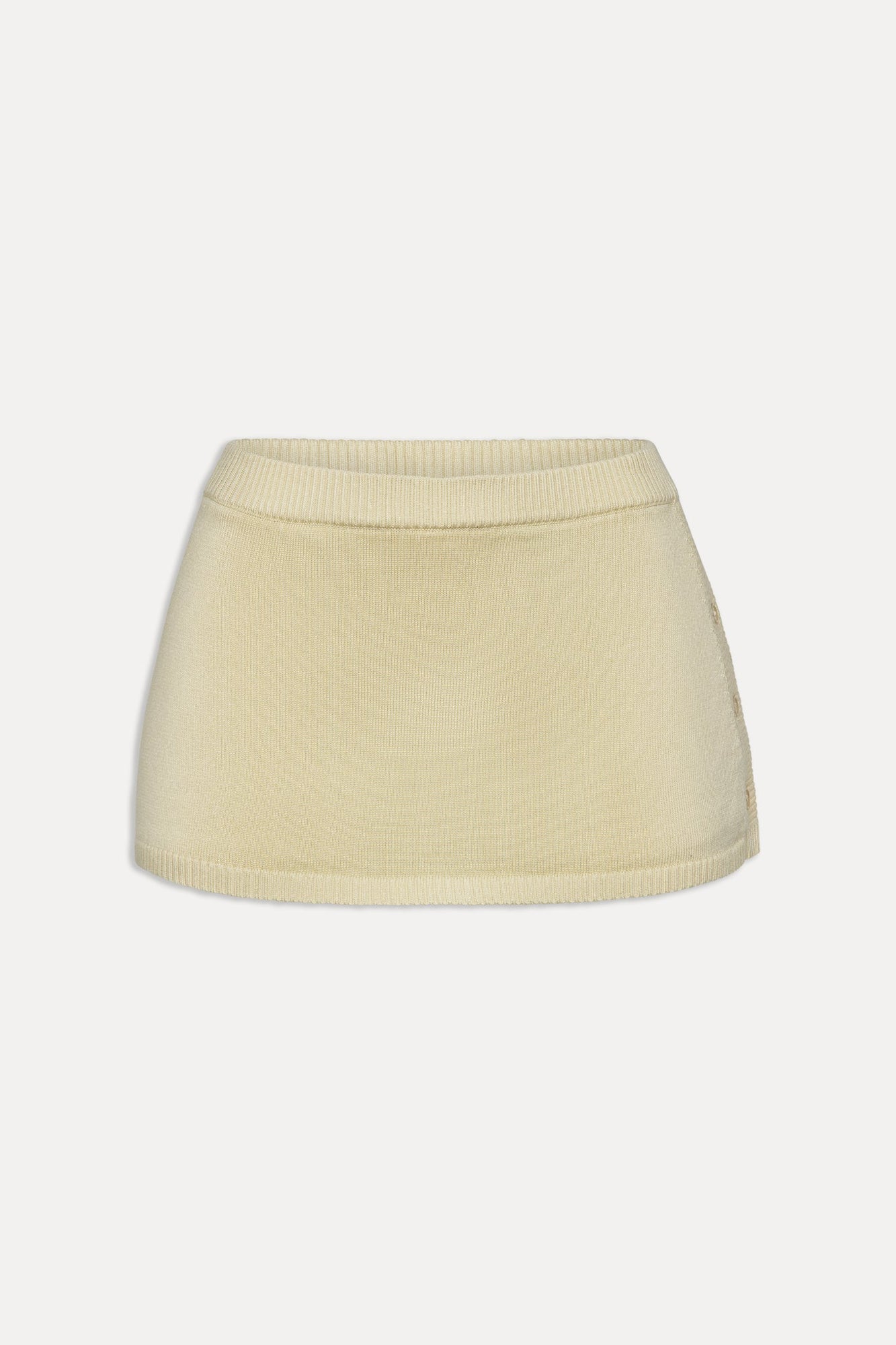 Ash Knit Mini Skort Buttercup