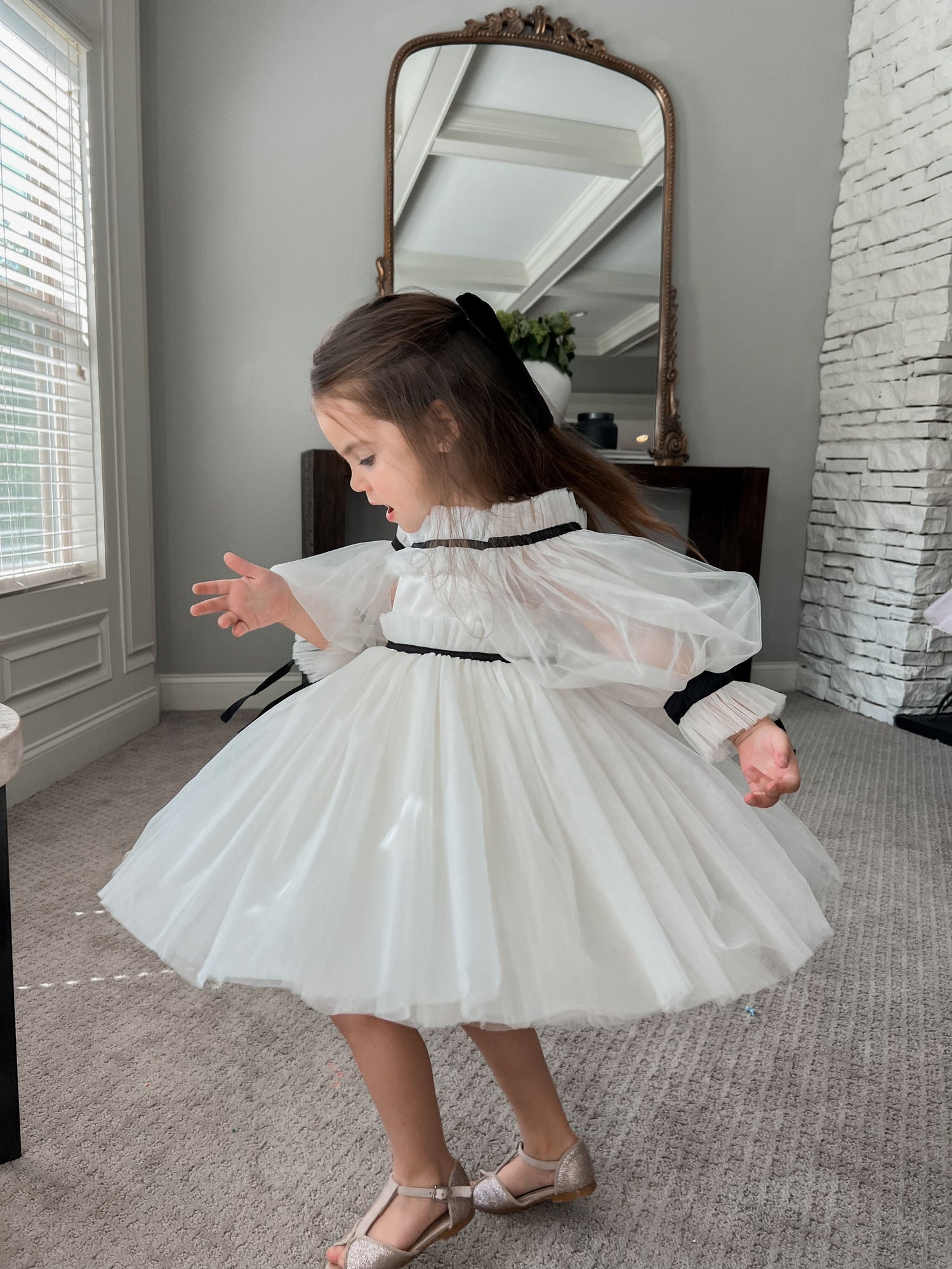 Baby Girls | Coco-Ivory Tulle Dress | Ivory