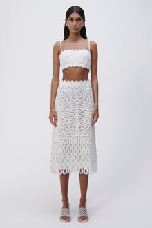 Sally Crochet Midi Skirt - SIMKHAI 