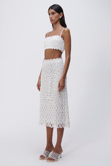Sally Crochet Midi Skirt - SIMKHAI 