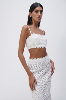 Sally Crochet Midi Skirt - SIMKHAI 