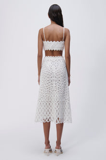 Sally Crochet Midi Skirt - SIMKHAI 