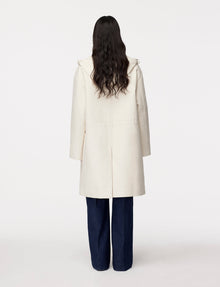 Another Tomorrow 3 In 1 Parka in Off White – Cotton Women's Outerwear