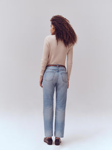 Women | Bev Relaxed Mid Rise | Vintage Light Indigo