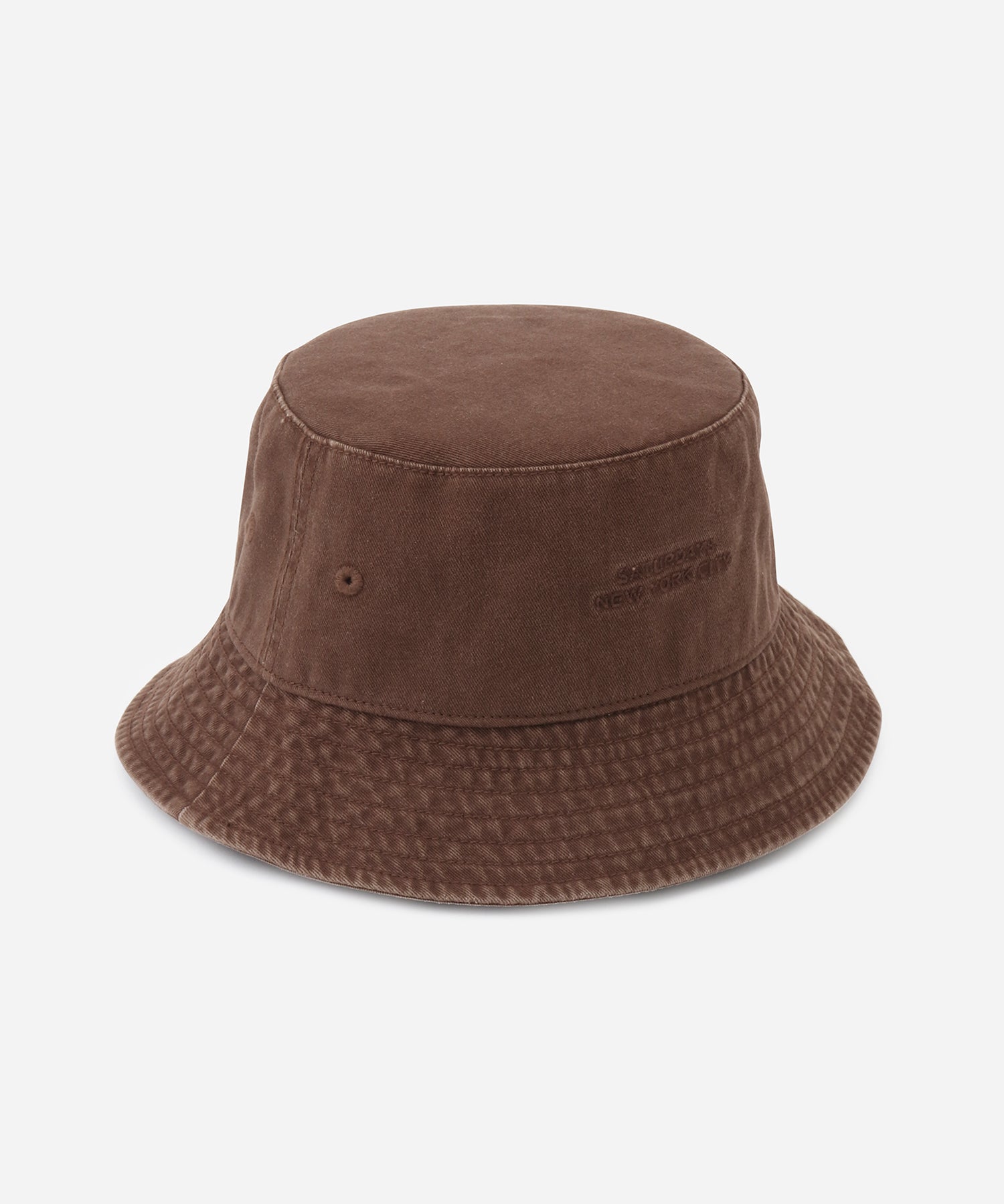 Unisex | Saturdays Garment Dyed Bucket Hat | Dark Earth
