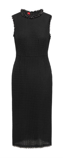 Acetic Acid Pleated Dress | Black